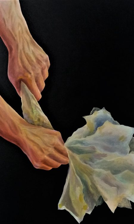 Olga Breininger, Revenge, Acryl on Canvas, 90 x 80 cm cm, 2021 (1)